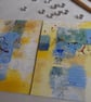 Two original paintings turned into a handmade book (no. 38)  - Image 4