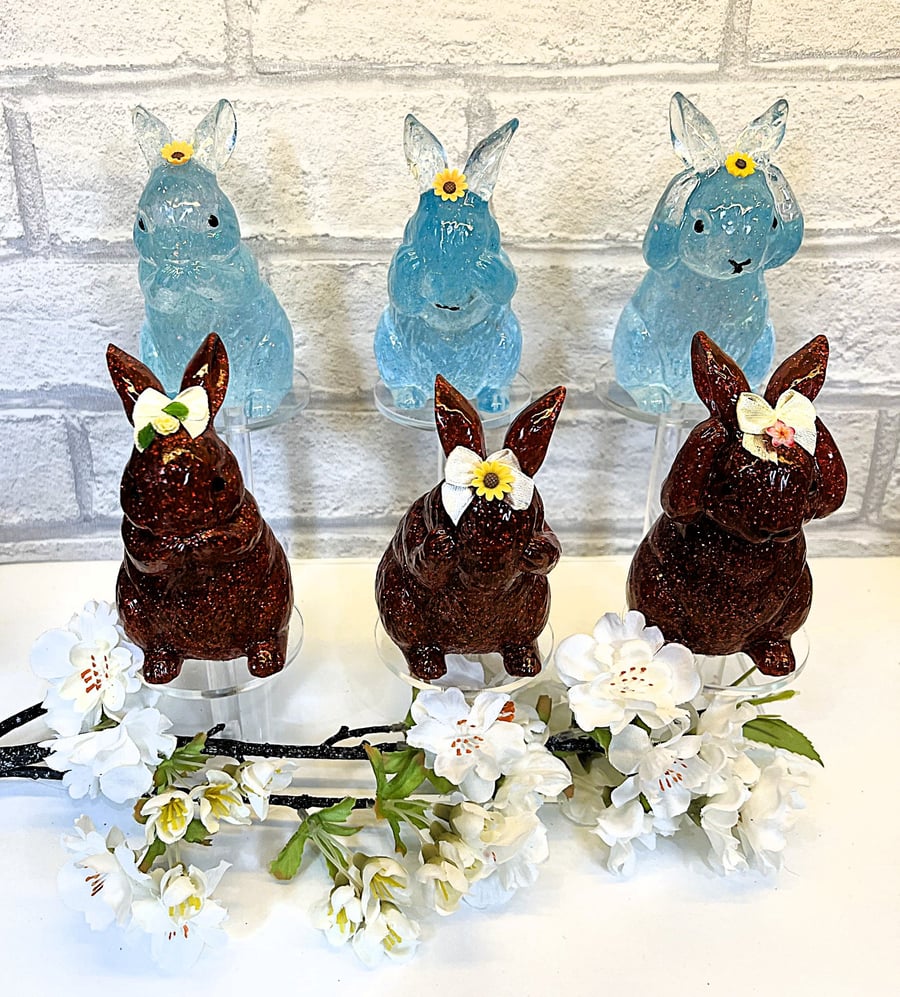 See No Evil Rabbit Set, Various Colours Available In "Choose Options"