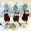 See No Evil Rabbit Set, Various Colours Available In "Choose Options"