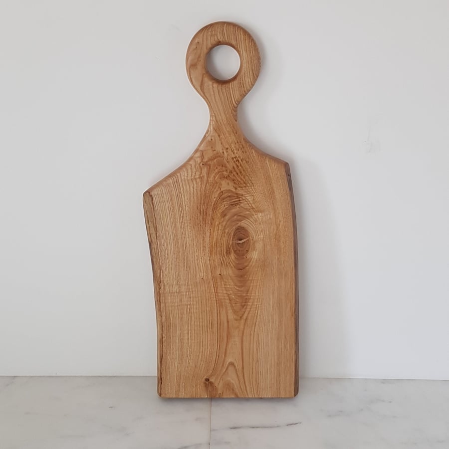 Perfectly Imperfect No172 Live Edge Solid English Ash Large Chopping Board