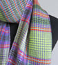 Handwoven Merino Wool Tartan Scarf - Image 2
