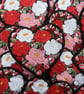 Peony Flower Love Heart Embroidered Patch Iron On Sew On Floral Badge - Image 9