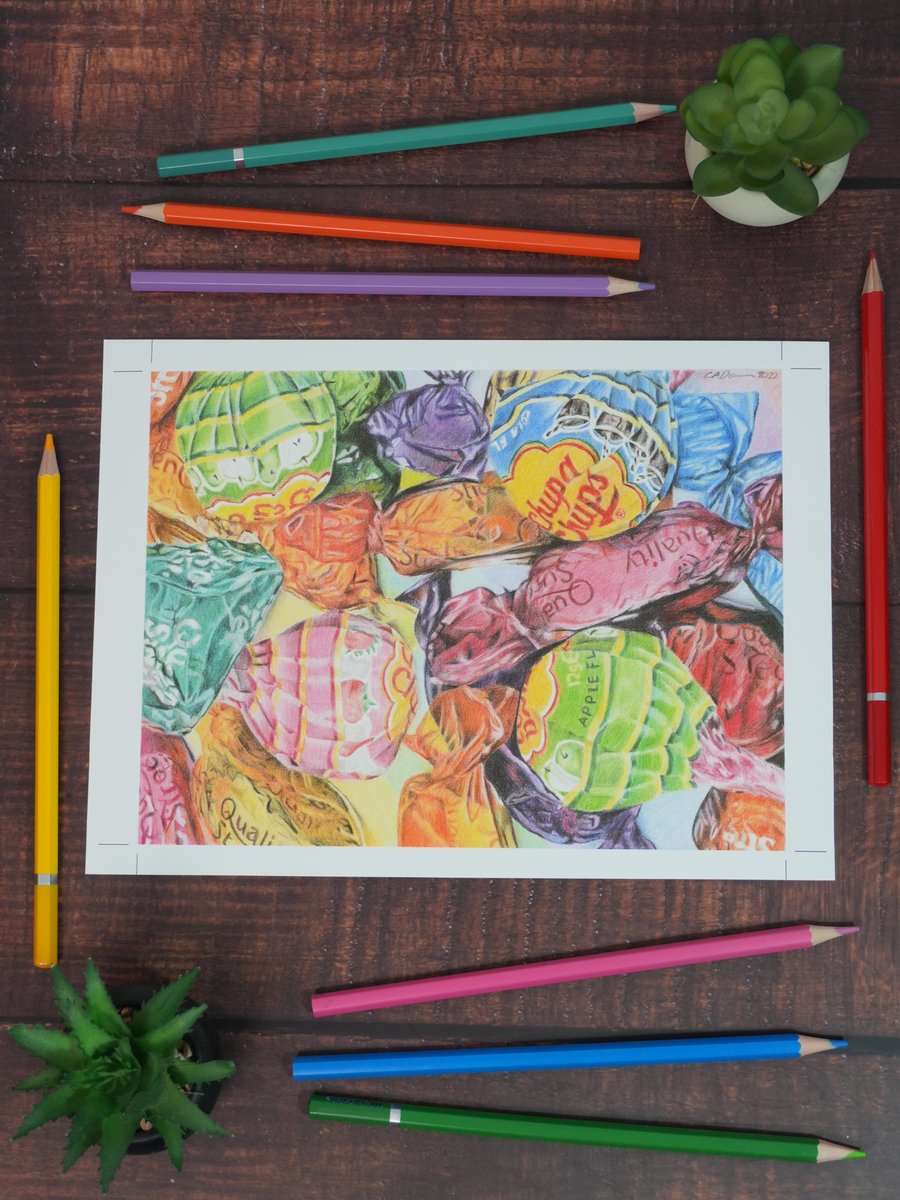 Perfectly ImperfectGiclee Fine Art Print of "Sweet Treat" Original SAMPLE