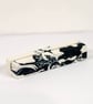 Navy Marble effect Photo Holder, Menu Stand & Wedding Place Card Holder