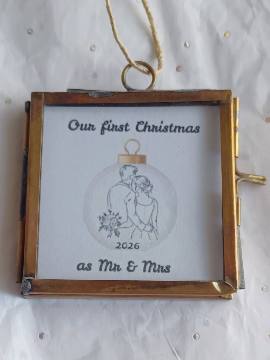 Our First Christmas Miniature Framed Prints