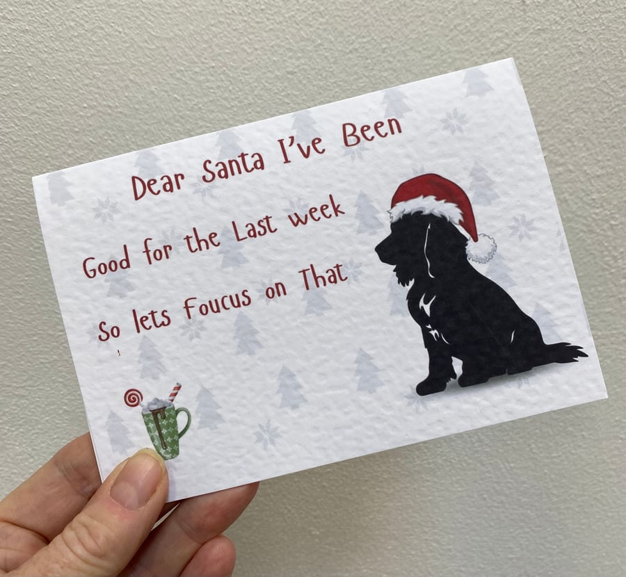 Christmas Cards - Cocker Spainel  - for pet lovers