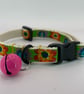 Cheerful Green Cat Collar - Image 1