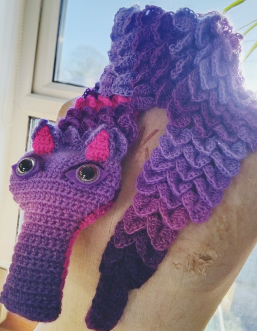 Summer Sunset Dragon Scarf