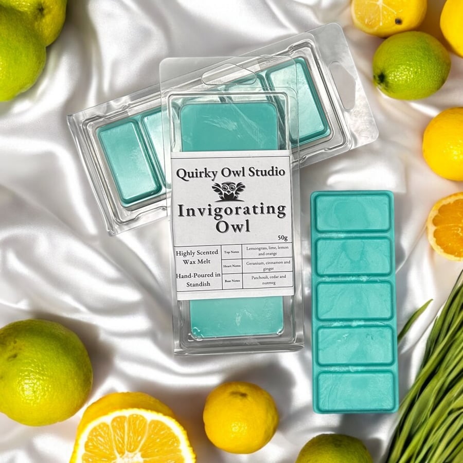 Stimulating and Invigorating Highly Scented Soy Wax Melt