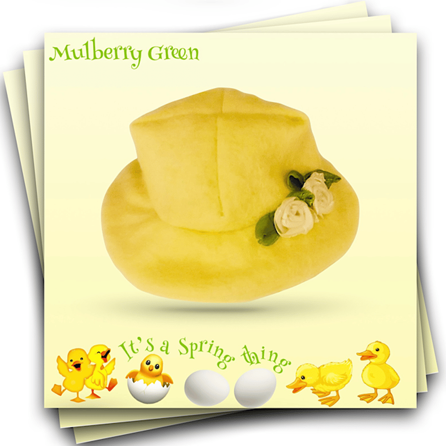 Lemon Tailored Hat 