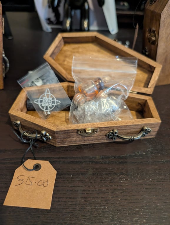 Spiritual protection coffin 