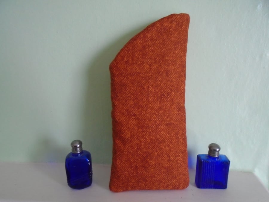 Orange Cotton Glasses Case 
