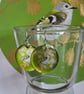 Goldcrest in Pine Standard Earrings 