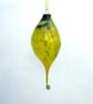 Blown Glass Green Bauble Decoration