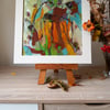 Original semi abstract painting    ' Brambles '