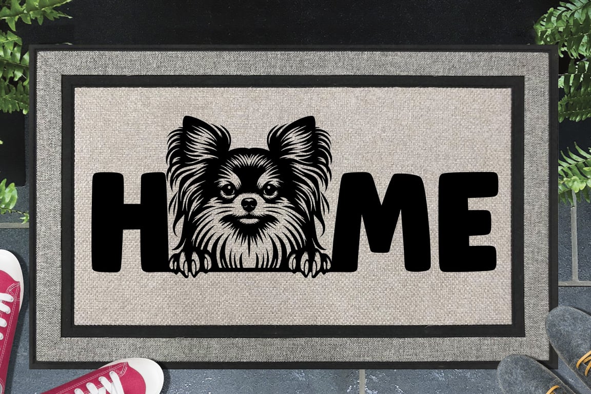 Chihuahua Home Door Mat No.3 - All Weather Doormat - 45x70cm 