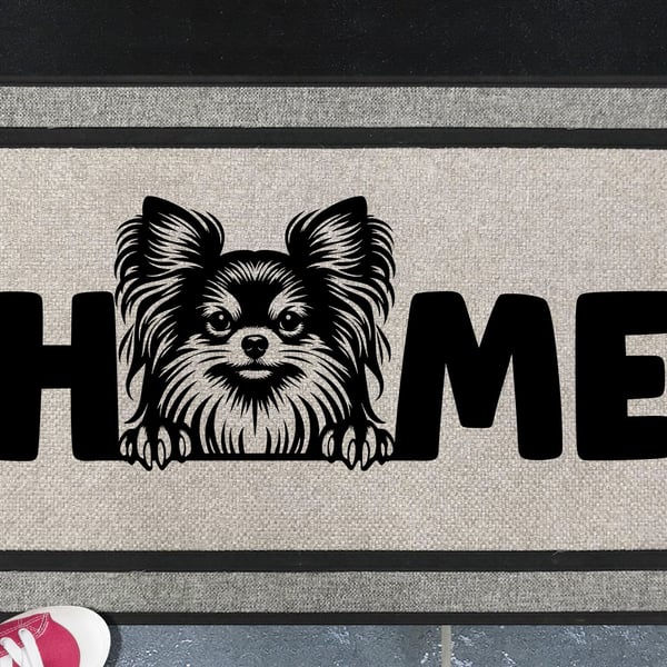 Chihuahua Home Door Mat No.3 - All Weather Doormat - 45x70cm 