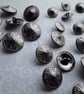 15mm 19mm & 23mm Italian Made Suit Buttons GUNMETAL - Image 3