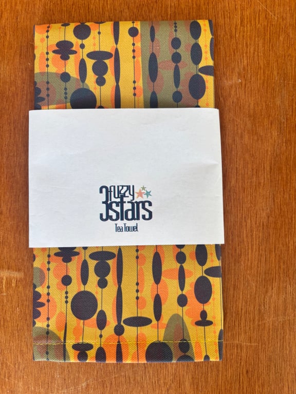 Mid Century Tea Towel