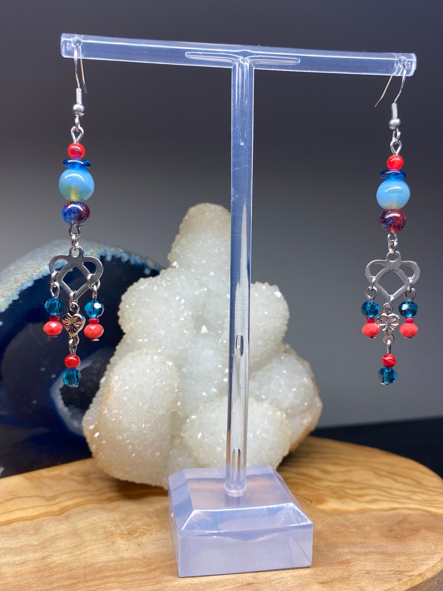 Alicia - Heart Earrings 