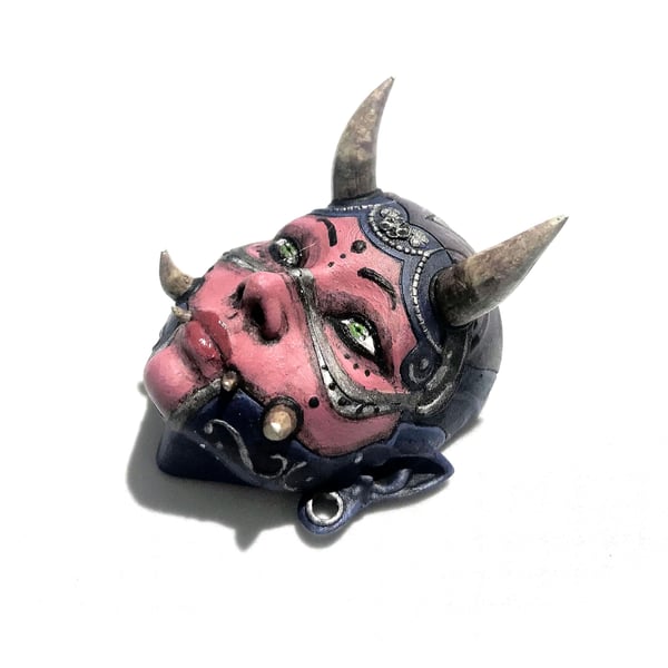 Fridge Magnet Samurai Hannya Demon Decoration