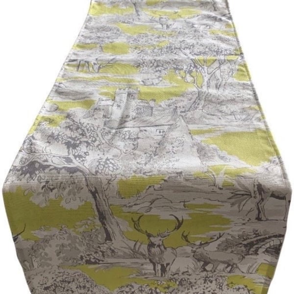 Stag Print, Table Runner 2m x 30cm Gift Idea