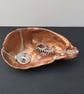 Hand Decorated Oyster Shell Trinket Dish