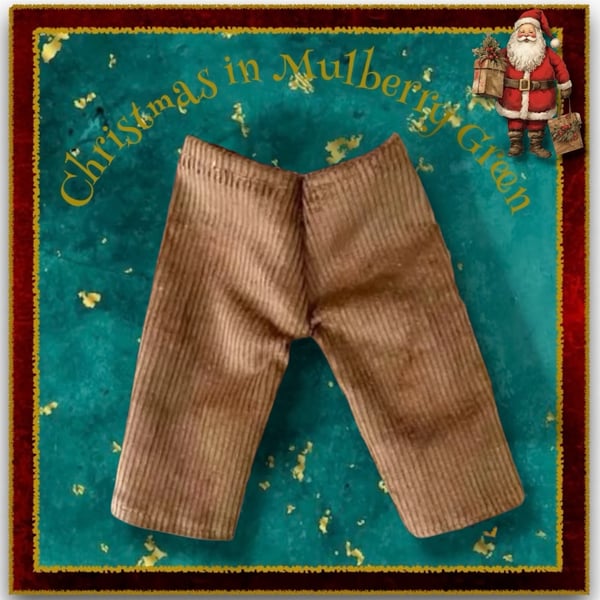 Hazelnut Brown Corduroy Trousers