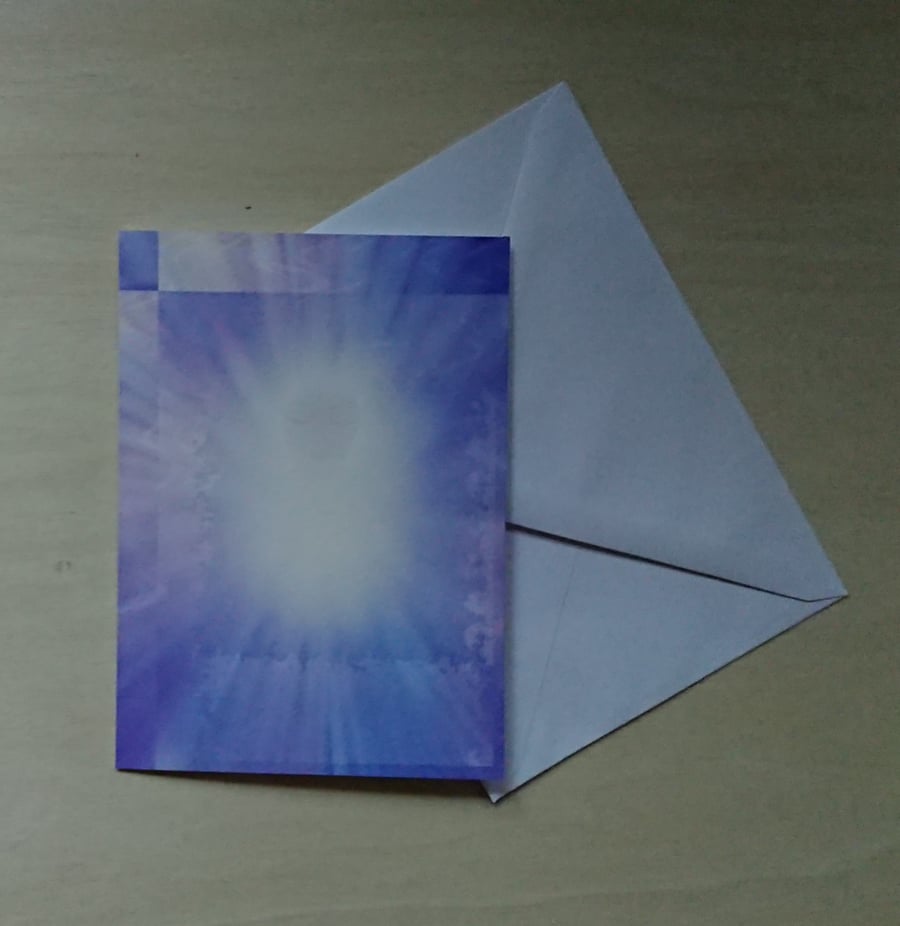 Meditation card, blank inside plus limited edition prints & framed print