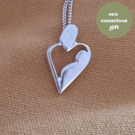 Handmade Eco silver 'Mother's Love' pendant