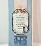 "A Family's Love Shines Bright" – Handmade Winter Christmas Card
