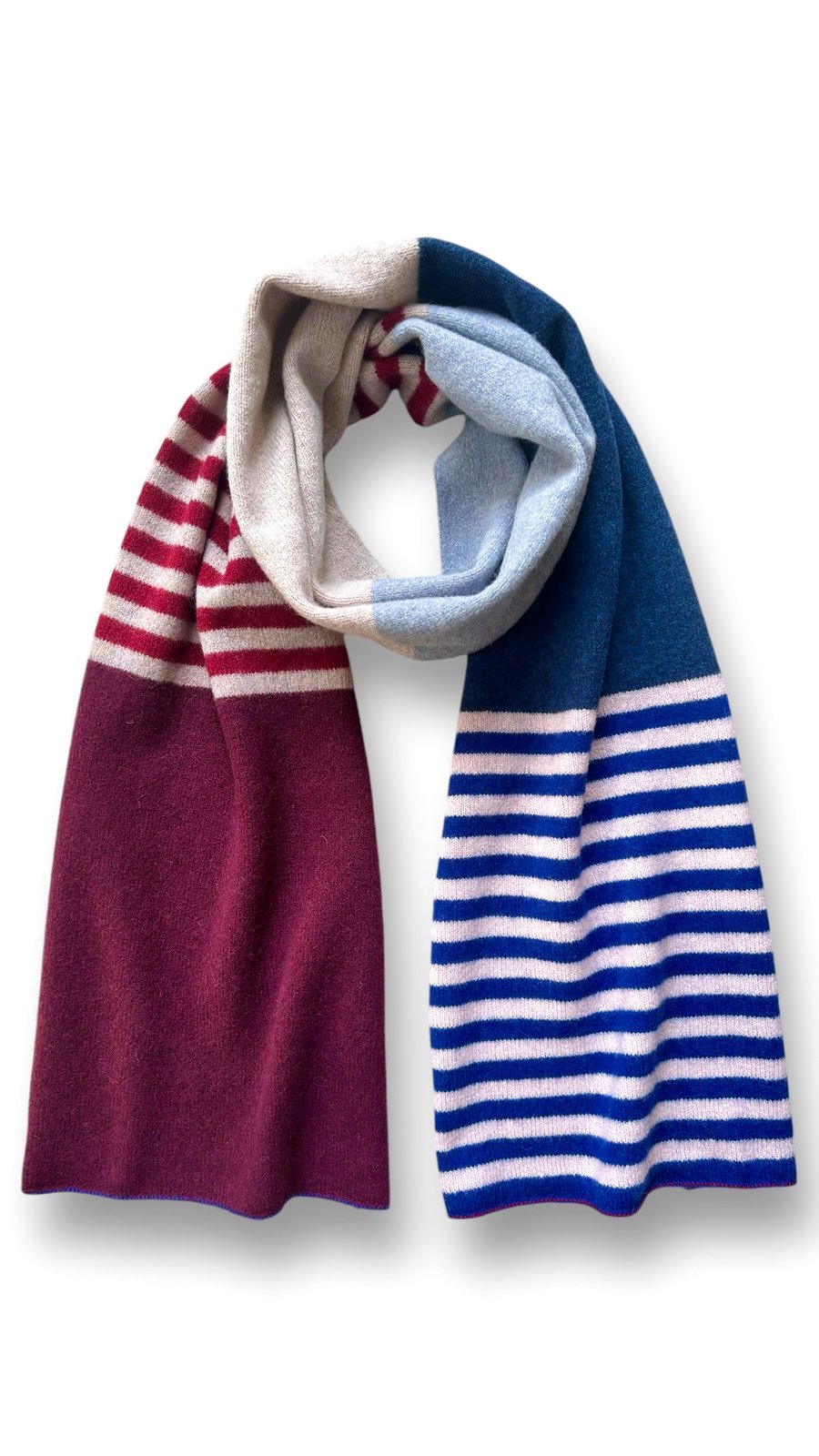 Striped and blocked Big Scarf