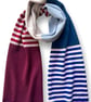 Striped and blocked Big Scarf