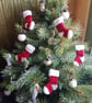 Mini Crochet Stockings - Red (pack of 5) - Image 3