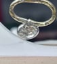 Sterling Silver & Brass Open Pebble Rock Pool Earrings - Designed & Handmade UK - Image 10