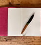 Notebook & Journal Cover with Tree Decoration in Vintage Welsh Tweed & Felt - Image 5