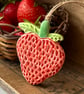 Ceramic strawberry decoration - Image 2