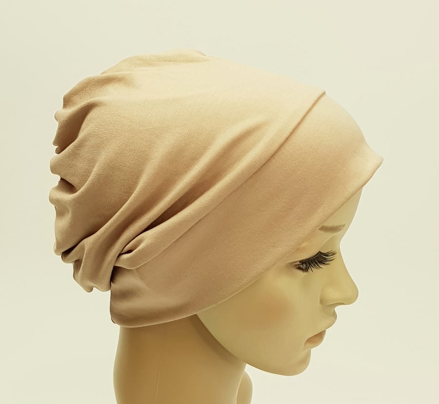 Women chemo beanie hat, alopecia hair loss, sleeping head wear