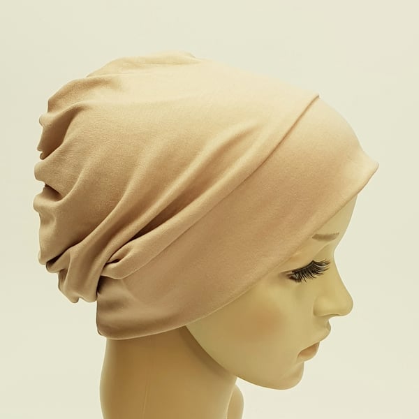 Women chemo beanie hat, alopecia hair loss, sleeping head wear