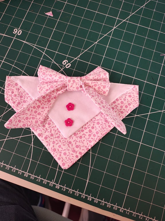 Handmade dog bandana 