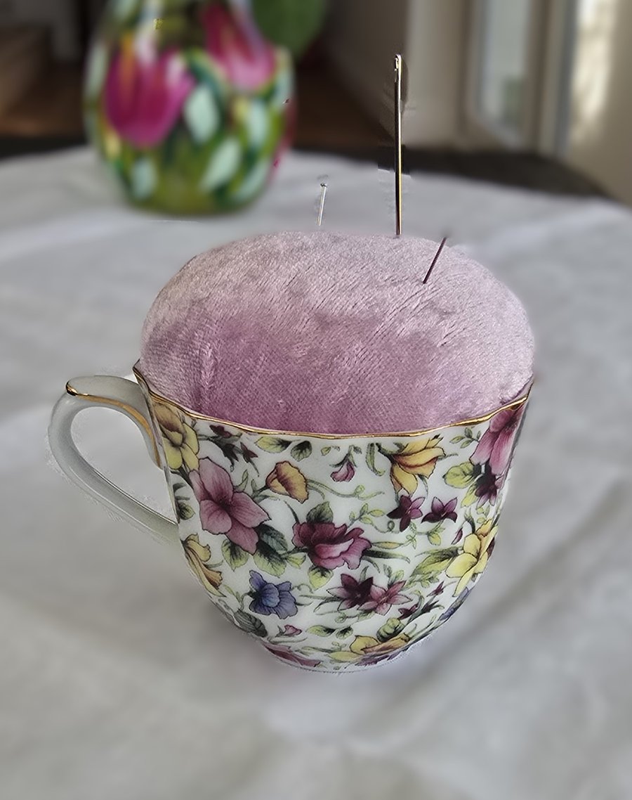 Flower Cup Pincushion