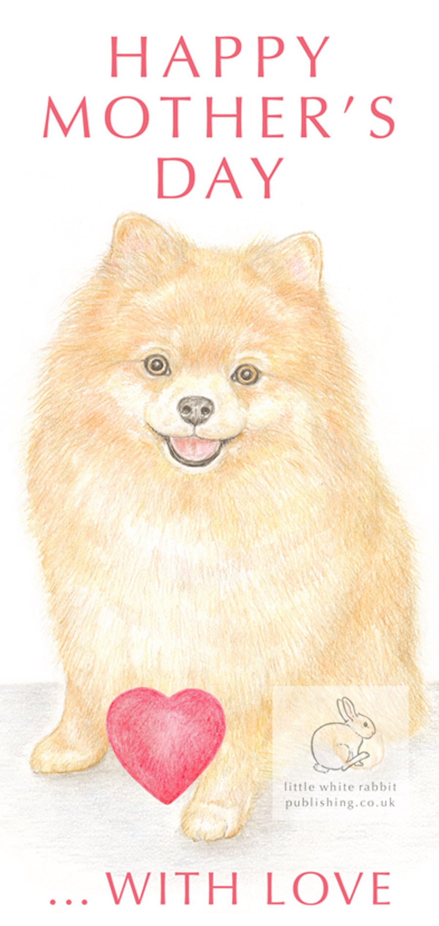 Poppy the Pomeranian - Mother's Day Card