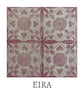 Hand Printed Linen Lampshade in Raspberry Pink - Image 2