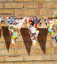 Bunting in pvc cup cakes and doughnuts, sale.  - Image 2