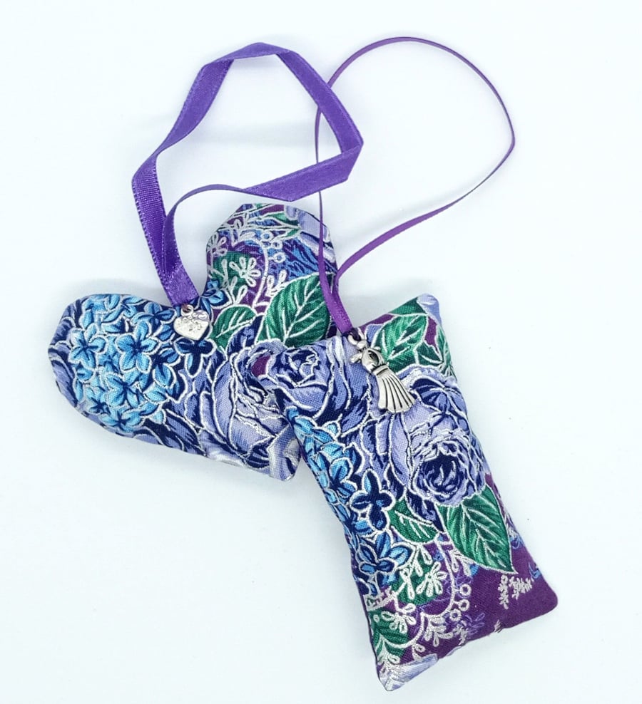 Set of two purple lavender bags no postage  238L407K