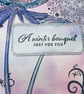 Snowflake dandelion clock sparkling winter birthday card - Image 4