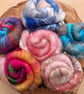 Japanese Inspired Batt Box for Spinning 300g (Six x 50g)