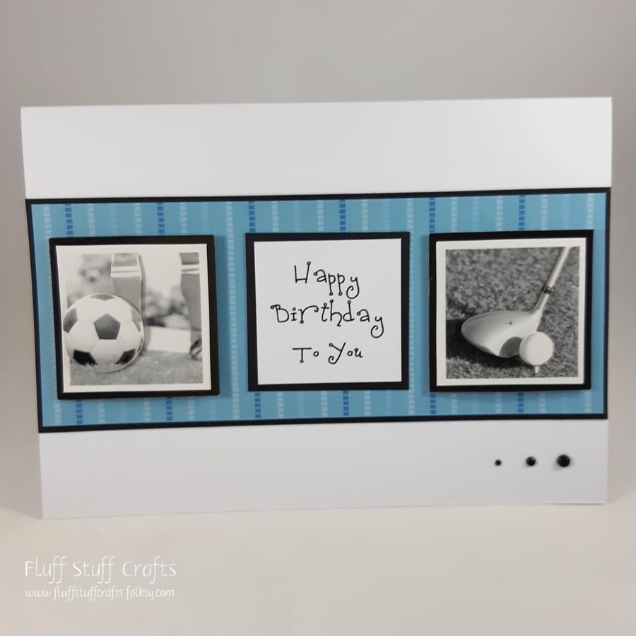 Sporting Happy Birthday card