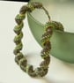 Dutch Spiral Necklace in Shades of Green - Image 4