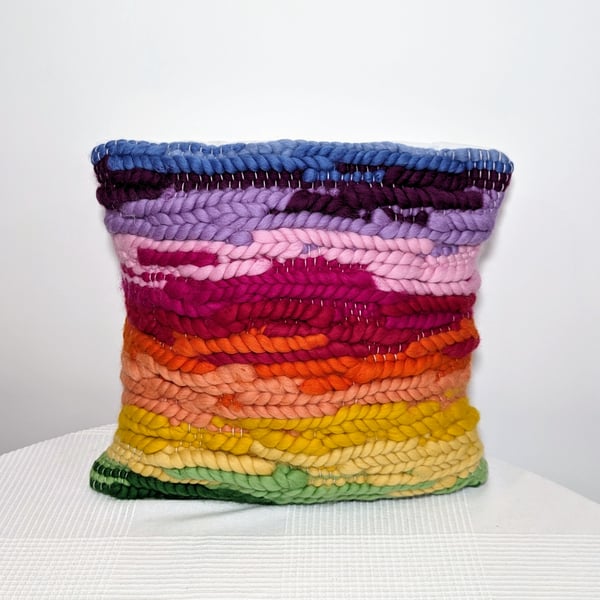 Extra Large Handwoven Cushion.